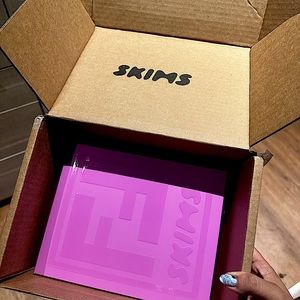 EMPTY box within a box limited edition fendi skims collab….